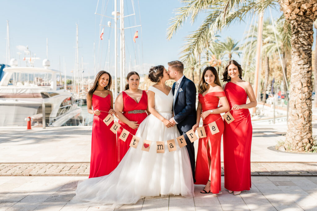 Gruppenbilder Hochzeit auf Mallorca