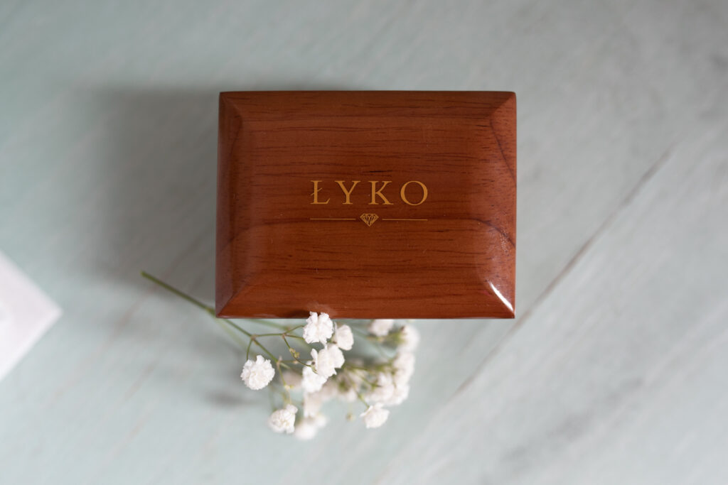 Holzbox für Eheringe