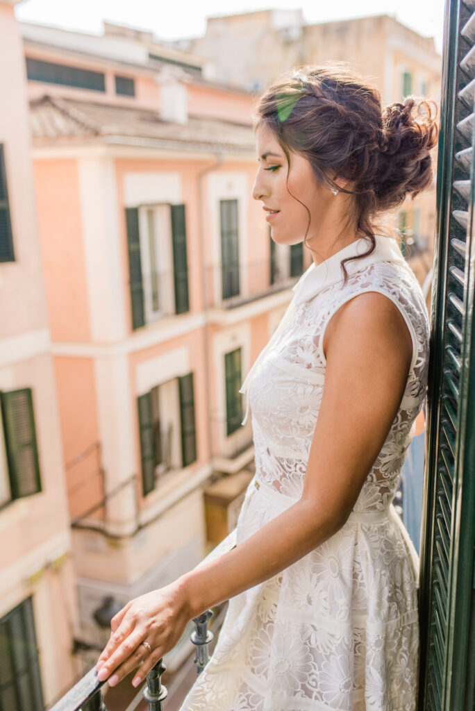 Braut getting ready Vorbereitungen Mallorca