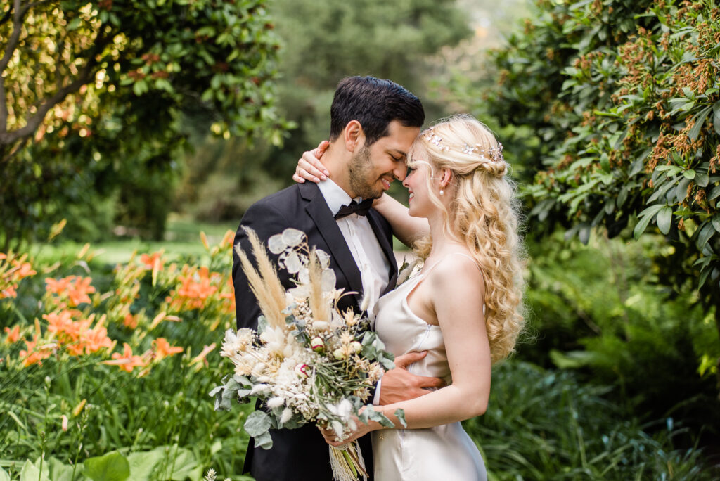 Boho Brautstrauss Brautpaarshooting Dresden