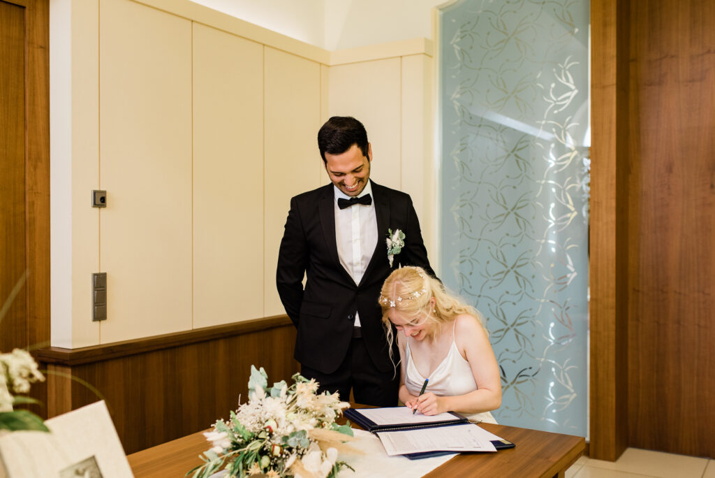 Brautpaar Trauung in Radebeul