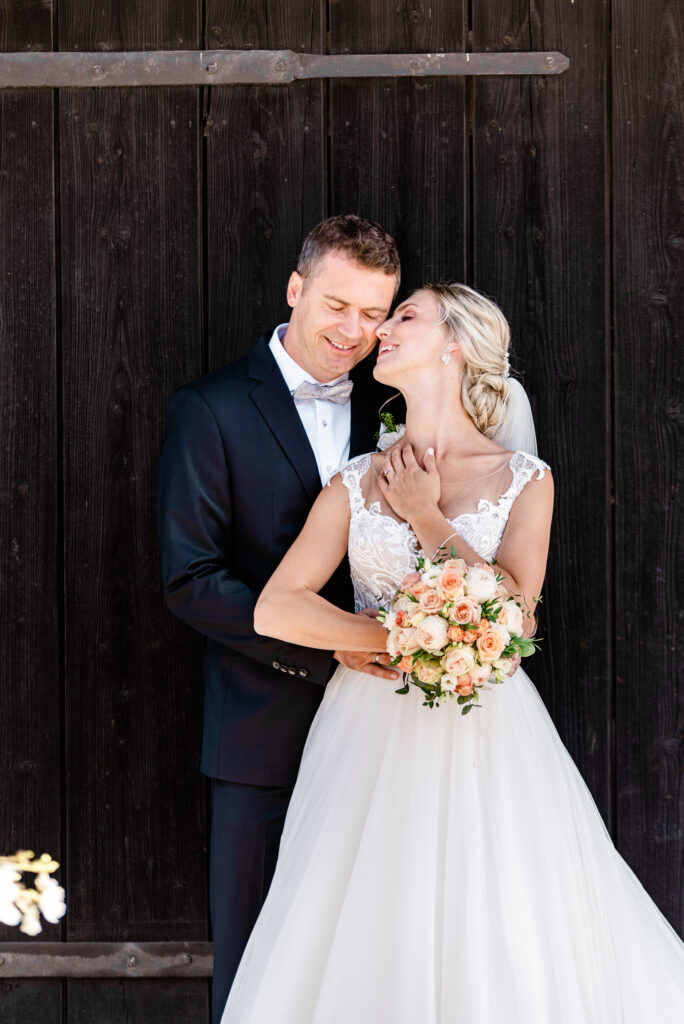 boho brautpaarshooting am weingut