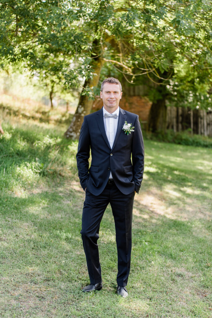 Bräutigam Portrait Hochzeitsfotografie Dresden