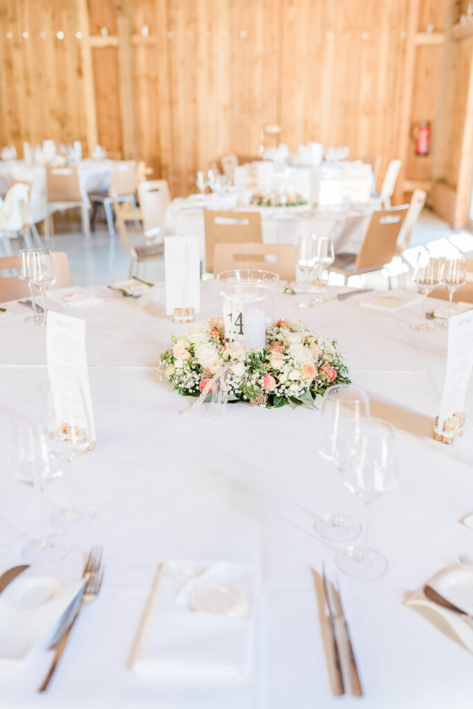 Deko für den Tisch Hochzeitsdeko