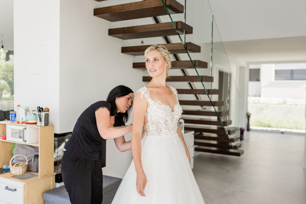 Braut getting ready Dresden