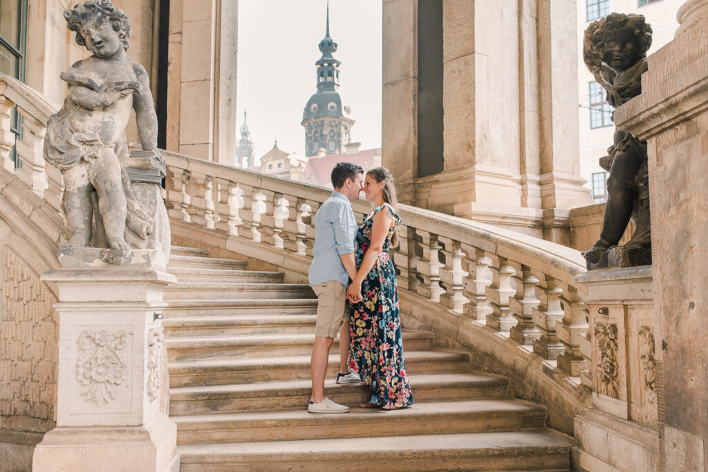Paarshooting am Zwinger Hochzeitsfotograf Dresden Joanna Massa Photography