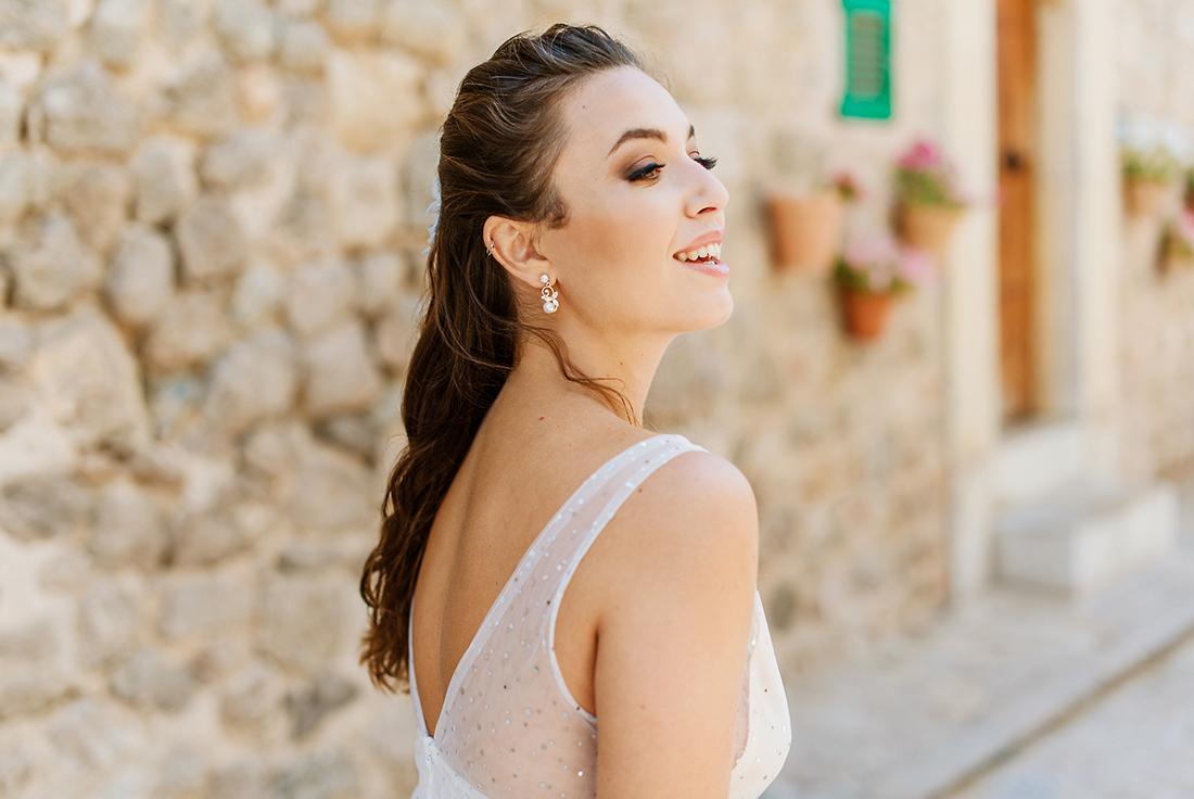 Braut am Hochzeitstag