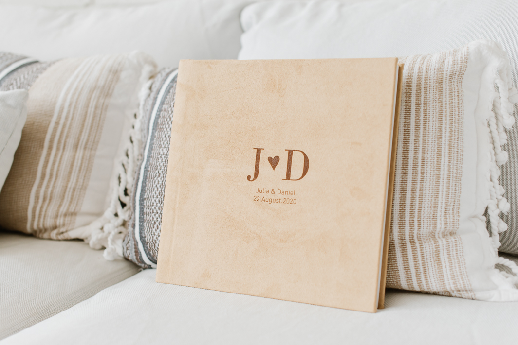 Hochzeitsalbum mit Gravur