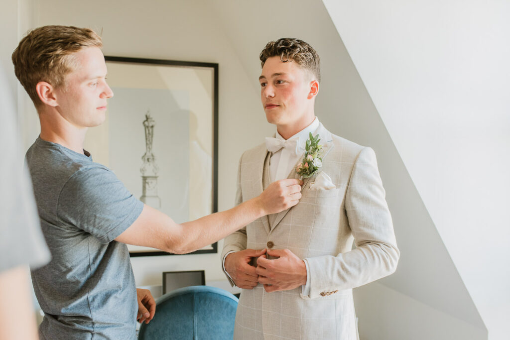Getting-Ready fuer die Hochzeit