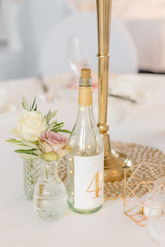 Hochzeitslocation Tischdeko